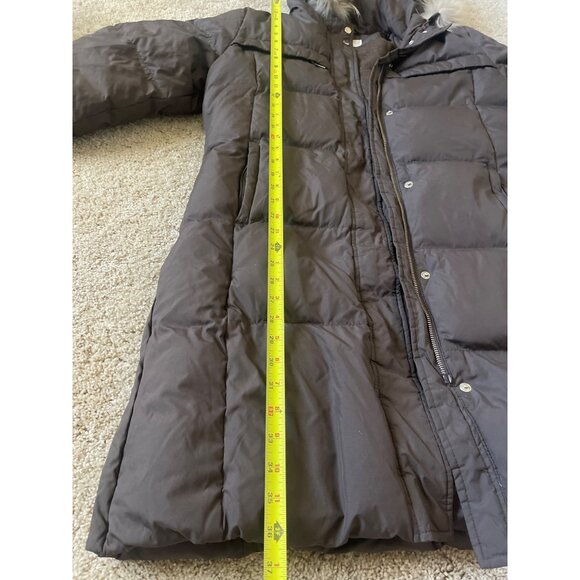 Michael Kors Women's Size Large Long Puffer Thick Winter Coat Jacket Quilted - Picture 3 of 5